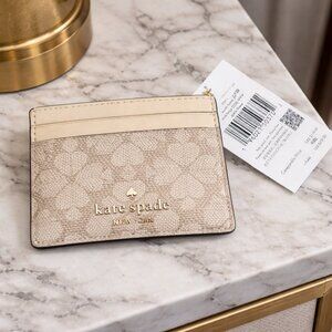 Kate Spade New York Flower Slim Card Holder NWT